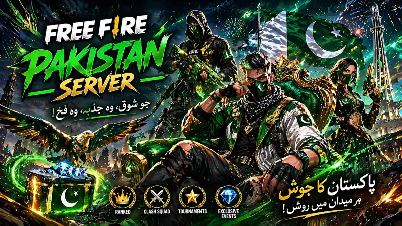 Free Fire سيرفر باكستان