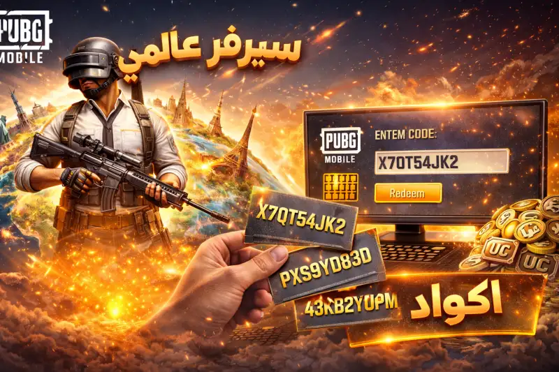 اكواد بوبجي موبايل عالمي