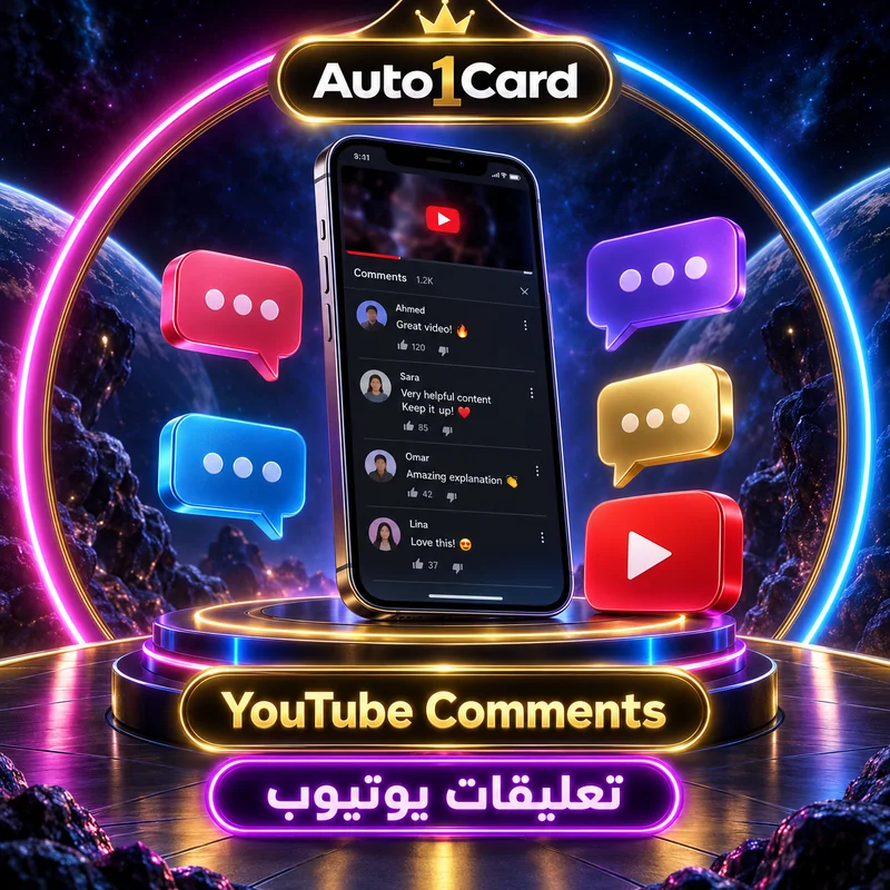 تعليقات يوتيوب مخصصة [ حد أقصى 5K ] | جودة عالية | بدون نقص | بدون ضمان ⚠️ | بدء فوري | 5K يومياً
