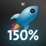 مسرع ازرق 150%